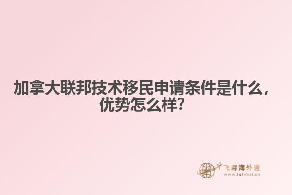 加拿大聯(lián)邦技術(shù)移民申請(qǐng)條件是什么，優(yōu)勢(shì)怎么樣？