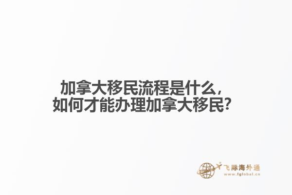 加拿大移民流程是什么，如何才能辦理加拿大移民？