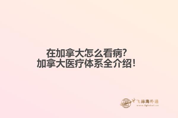 在加拿大怎么看?。考幽么筢t(yī)療體系全介紹！