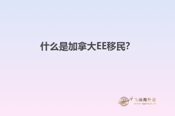 什么是加拿大EE移民？