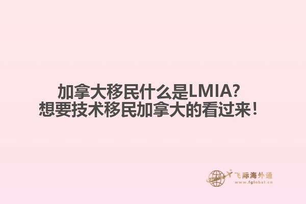 加拿大移民什么是LMIA？想要技術(shù)移民加拿大的看過來！