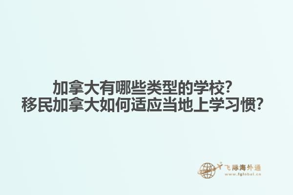 加拿大有哪些類型的學校？移民加拿大如何適應當?shù)厣蠈W習慣？1.jpg