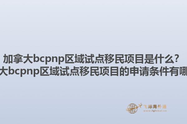 加拿大bcpnp區(qū)域試點(diǎn)移民項(xiàng)目是什么？加拿大bcpnp區(qū)域試點(diǎn)移民項(xiàng)目的申請(qǐng)條件有哪些？1.jpg