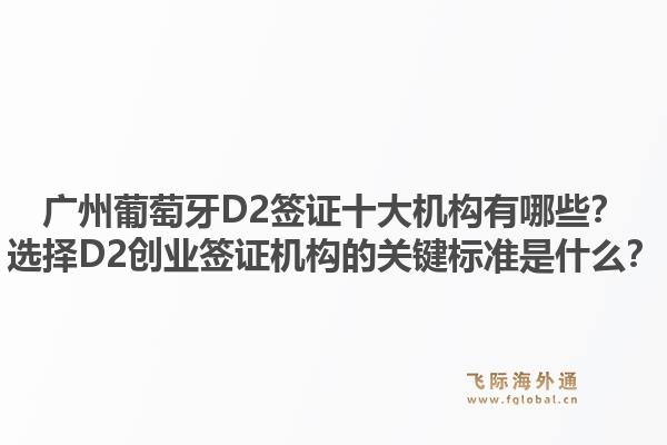 廣州葡萄牙D2簽證十大機(jī)構(gòu)有哪些？選擇D2創(chuàng)業(yè)簽證機(jī)構(gòu)的關(guān)鍵標(biāo)準(zhǔn)是什么？1.jpg