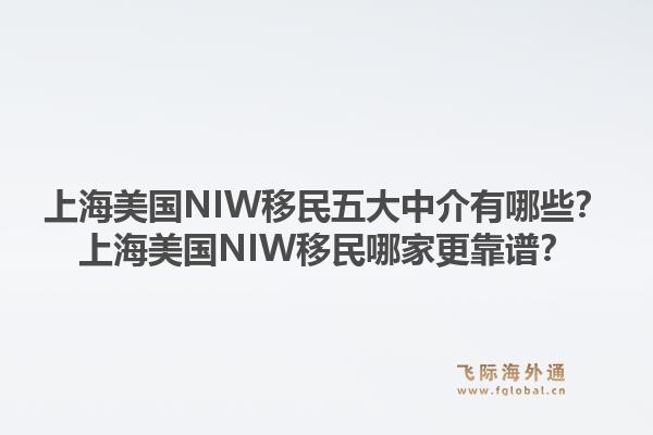 上海美國(guó)NIW移民五大中介有哪些？上海美國(guó)NIW移民哪家更靠譜？